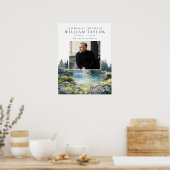 Poster Panneau de célébration de la vie de la forêt flora (Cuisine)