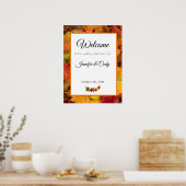 Poster Panneau de célébration Mariage de bienvenue (Cuisine)