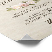 Poster Panneau de cérémonie de débranchement des Roses fr (Coin)