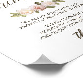 Poster Panneau de cérémonie de débranchement des Roses fr (Coin)