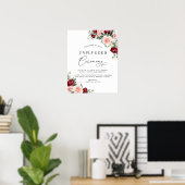 Poster Panneau de cérémonie de débranchement du Mariage f (Bureau à domicile)