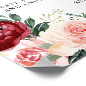 Poster Panneau de cérémonie de débranchement du Mariage f (Coin)