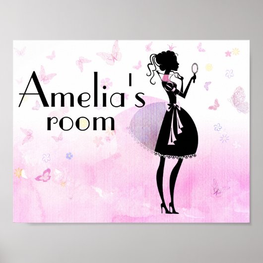 Poster Panneau de chambre pour enfants personnalisé (Devant)