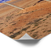 Poster Panneau de chameaux, Tunisie (Coin)