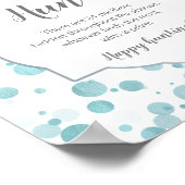 Poster Panneau de chasse Pacifier, mignon Baby shower de  (Coin)