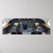 Poster Panneau de commande Cessna Citation XLS (Devant)