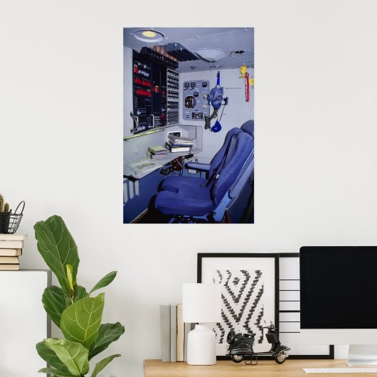 Poster Panneau de commande, McDonnell Douglas C-17 "Globe (Bureau à domicile)