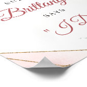 Poster Panneau de compte à rebours au eucalyptus avec cad (Coin)