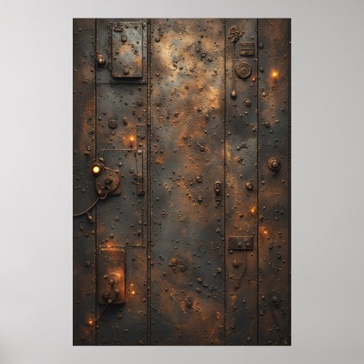 Poster Panneau de configuration de Bunker Industriel Stea (Devant)