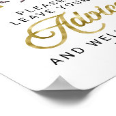 Poster Panneau de conseil Baby shower de la fille fantôme (Coin)