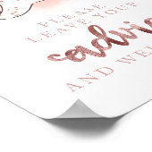 Poster Panneau de conseil Baby shower de la fille fantôme (Coin)