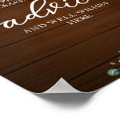 Poster Panneau de conseils de Baby Shower Greenery Sunflo (Coin)