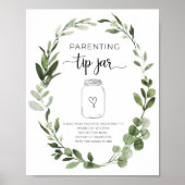 Poster Panneau de conseils de parentalité pour la fête de (Devant)