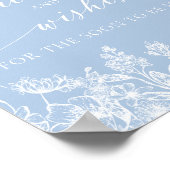 Poster Panneau de conseils et de souhaits de Fête des mar (Coin)