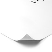 Poster Panneau de conseils et vœux pour le diplômé (Coin)