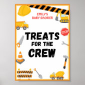 Poster Panneau de construction, Anniversaire, Baby shower (Devant)