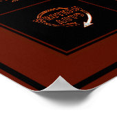 Poster Panneau de construction automobile de l'Ouest, Kan (Coin)