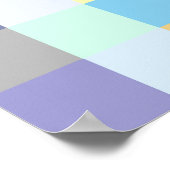 Poster Panneau de contrôle coloré moderne (Coin)