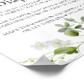 Poster Panneau de couche de nuit de marguerite sauvage (Coin)