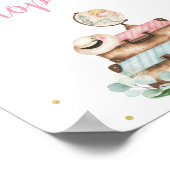 Poster Panneau de dépose des bagages de fête prénuptiale  (Coin)