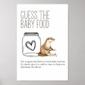 Poster Panneau de devinette de nourriture pour bébé de do (Devant)