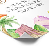 Poster Panneau de dinosaure N' dites pas Bébé (Coin)