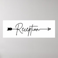 Panneau de direction de réception, panneau fléché