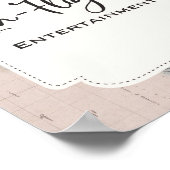 Poster Panneau de divertissement en vol du Baby shower de (Coin)