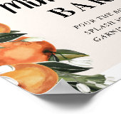 Poster Panneau de douche de Bar Mimosa Fleur d'Oranger (Coin)