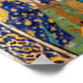 Poster Panneau de faïence vitrée, Ispahan (Coin)