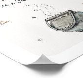 Poster Panneau de faveur de fête de sorcier (Coin)