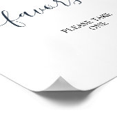 Poster Panneau de Faveurs de douche de Feuilles d'Eucalyp (Coin)