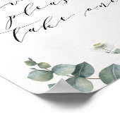 Poster Panneau de faveurs de eucalyptus élégant (Coin)
