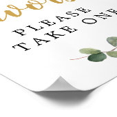 Poster Panneau de faveurs d'eucalyptus (Coin)