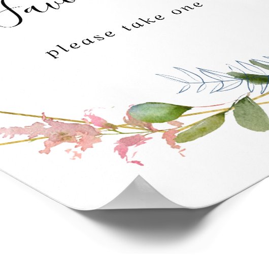 Poster Panneau de faveurs géométriques or Bourgogne (Coin)