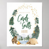 Poster Panneau de fête Cartes et Cadeaux (Devant)