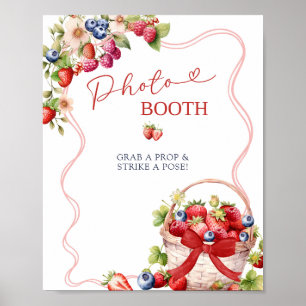 Poster Panneau de fête Coquette Berry In Love pour Photob