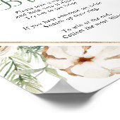 Poster Panneau de Fête de Fiançailles 'Pine Winter Don't  (Coin)