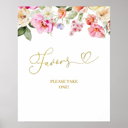 Poster Panneau de fête de marché floral simple de printem (Devant)
