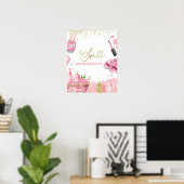 Poster Panneau de fête de rafraîchissements de Spa (Bureau à domicile)