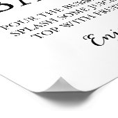 Poster Panneau de Fête des mariées Boho de la barre Mimos (Coin)