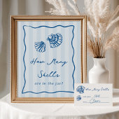 Poster Panneau de Fête des mariées "Combien d'obus"