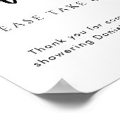 Poster Panneau de Fête des mariées de Merci Favonalized (Coin)