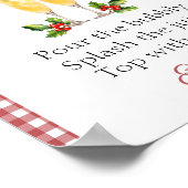 Poster Panneau de Fête des mariées de Noël de la barre de (Coin)