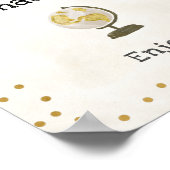 Poster Panneau de Fête des mariées des snacks en vol (Coin)