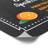 Poster Panneau de fête du bar à Mimosa (Coin)