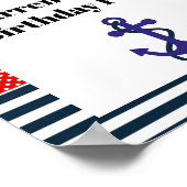 Poster Panneau de fête nautique (Coin)