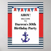 Poster Panneau de fête nautique (Devant)