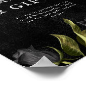 Poster Panneau de Fêtes des mariées et cartes-cadeaux Ros (Coin)