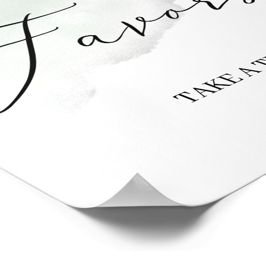 Poster Panneau de feuillage de verdure moderne bohème (Coin)